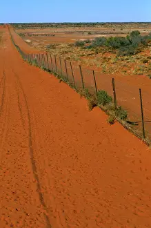 Sturt: Dingo fence Sturt National Park