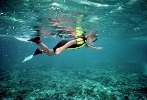 Snorkeller: DIVER - child snorkelling