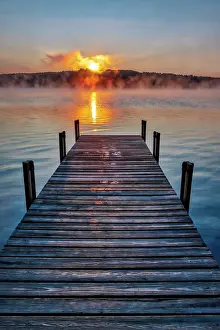 Dock: Dock at sunrise