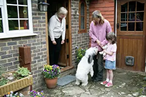 Visitors: DOG - greeting visitors to the home