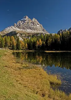 Dolomite: Dolomites: The Tre Cime (= Drei Zinnen) across