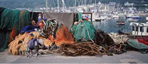Ports: DORSET - Fishing Port and fishing nets