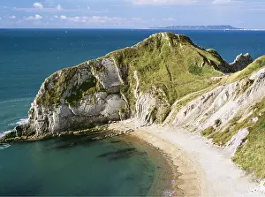 Headland: DORSET - St Oswald's Bay. Portland beyond