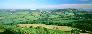 Highest: Dorset UK - patchwork farming landscape. View from