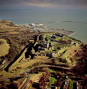 Kent: Dover Castle, Dover Harbour, Kent