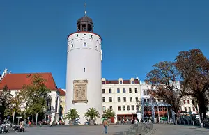 Main: Downtown Gorlitz, on the German-Polish border