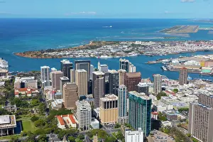 Hawaii: Downtown, Honolulu, Oahu, Hawaii