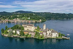 Ruins: Drohnenaufnahme, Drohnenfoto, Nahaufnahme, der Insel