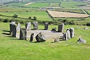 Circular: Drombeg Stone Circle, County Cork, Ireland, Europe