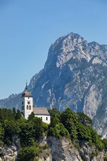 Upper: Drone shot, panorama shot, Johannesberg Chapel, T