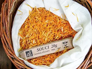 Marigold: Dry plant (Calendula officinalis) for infusion with