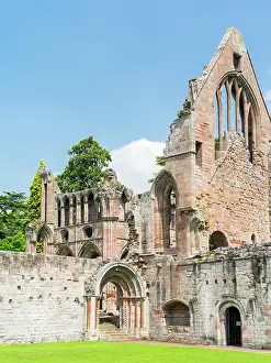 Ages: Dryburgh Abbey in the valley of the river
