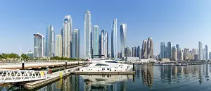 Airport: Dubai Marina and Harbour Skyline Architecture Vacation