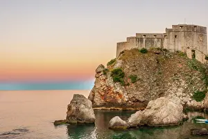 Haseltine: Dubrovnik, Croatia. Fortress Lovrijenac on the Adriatic Sea