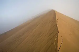 Belt: Dune Crest in the mist - Dune Belt near Walvis Bay