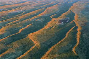 Alluvial: Dunefields, Longitudinal sand dunes over alluvial