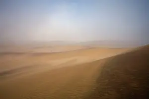 Belt: Dunes in the mist - Dune Belt near Walvis Bay