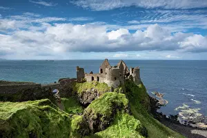 Irish: Dunluce Castle on the Atlantic Coast, Portrush