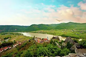 Wachau: Durnstein, Austria, Wachau Valley, Danube
