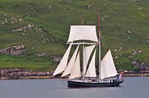 Masted: The Dutch two-masted Topschoner Wylde Swan sailing