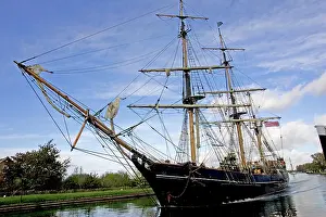 Masted: Earl of Pembroke three masted tall ship barque