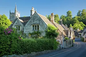 Cotswolds: Early Morning in Castle Combe, the Cotswolds, Wiltshire