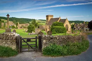 Cotswolds: Early morning over the Cotswolds village of Snowshill