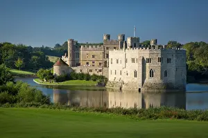 Medieval: Early morning at Leed's Castle, Maidstone, Kent
