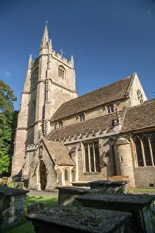 Education: Early Morning at St Andrews Church in Castle Combe