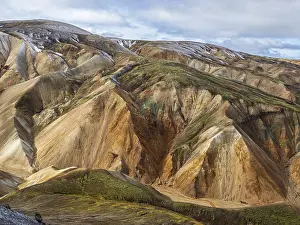 Early: Early snow on the colorful rhyolite mountains