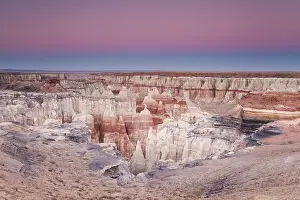 Coal: Earthshadow rises at twilight over the hoodoos