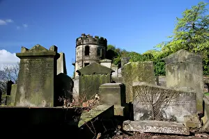 Writing: Edinburgh, Scotland. The new Calton Cemetary