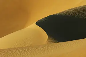 Sandstone: Egypt, Great Sand Sea, Middle East, Africa