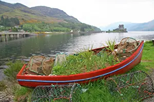 Lobster: Eilean Donan Castle, Scotland. The famous