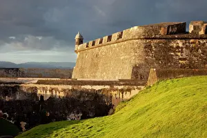 Turret: El Morro Fort in old San Juan, Puerto Rico