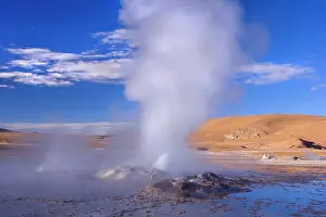 Geysers: El Tatio Geysers - geothermal field of hot springs