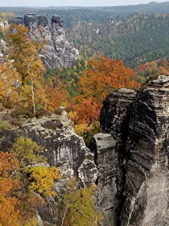 Bastion: Elbe Sandstone Mountains bastion - Autumn
