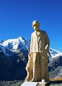 Josef: Emperor Franz Josef statue in front of Groiglockener