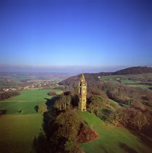 Worcestershire: England - Aerial view, Abberley Hall Clock Tower