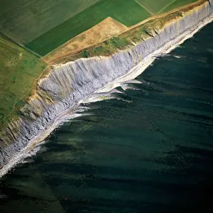 Ledges: England - Aerial view, Kimmeridge Ledges, Jurassic
