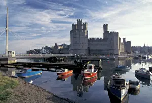 Turret: England, Wales. Caernarvon Castle