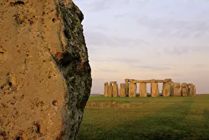 Features: England, Wiltshire, Stonehenge at dawn