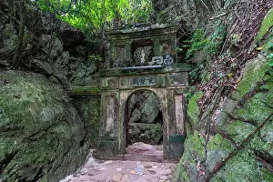 Portal: Entrance to a cave in the Marble mountains, Da Nang
