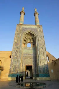 Alyssa Giustozzi: Entrance of Jameh Mosque (Friday Mosque)