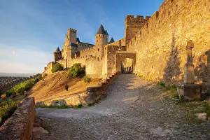 Fortified: Entrance to medieval town of Carcassonne