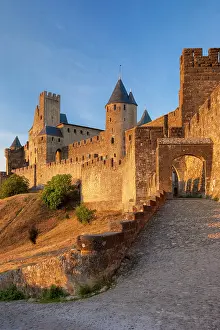 Fortified: Entrance to medieval town of Carcassonne