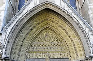 Churches: Entrance portal, Westminster Cathedral, London