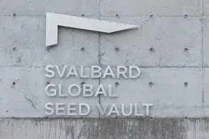 Change: Entrance to Svalbard Global Seed Vault - largest
