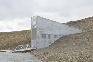 Change: Entrance to Svalbard Global Seed Vault - largest