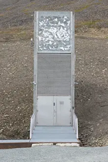 Change: Entrance to Svalbard Global Seed Vault - largest